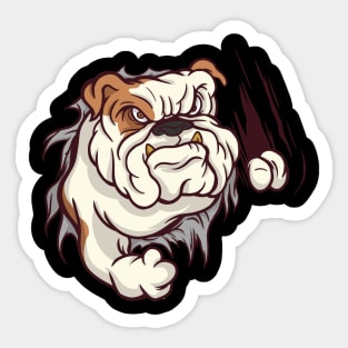 Angry Bulldog - Dogs Lovers Gift Sticker